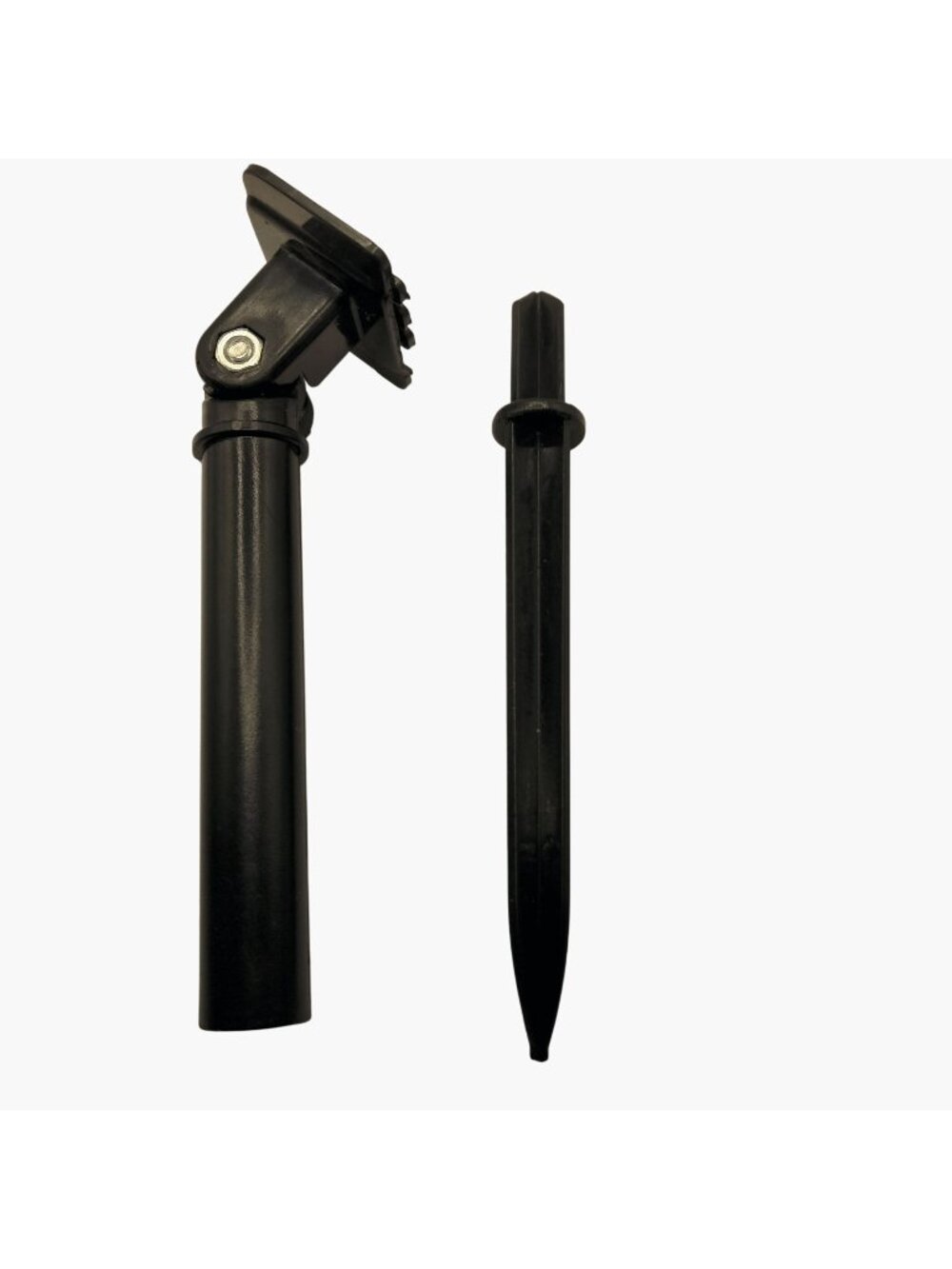 Adjustable Black Plastic Mounting Bracket Stake for Outdoor Garden Solar Lights